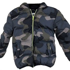 Boys Gymboree Puffer Coat Camo Size size 4